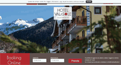 Desktop Screenshot of hotelvaldisole.it